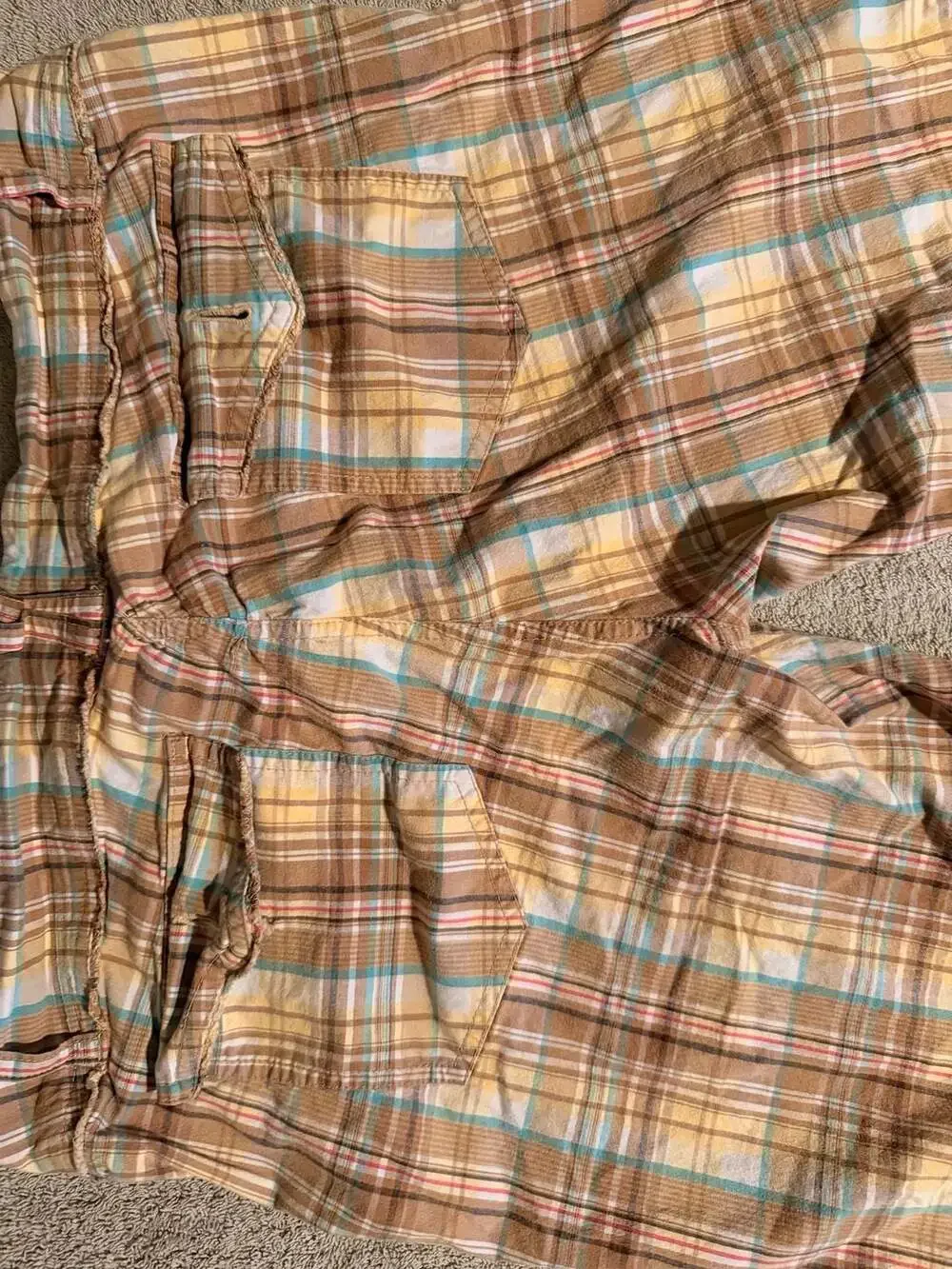 Jolt Plaid Bermuda Shorts Size 13 Multicolor Cotton Cuffed Y2K